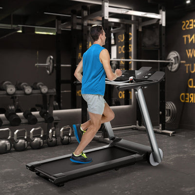 Direct Deals Italian Designed Folding Treadmill with Heart Rate Belt and Fatigue Button