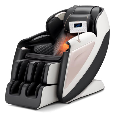 4D Zero Gravity Massage Chair with SL Track, Airbags & Foot Rollers