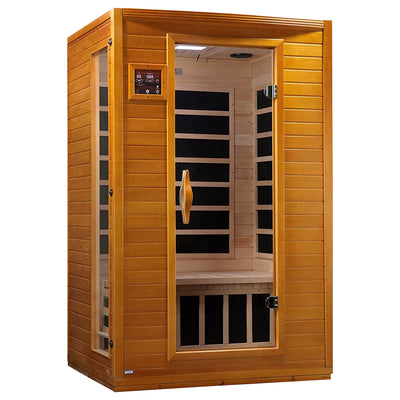 2-Person Low EMF FAR Infrared Sauna, Canadian Hemlock