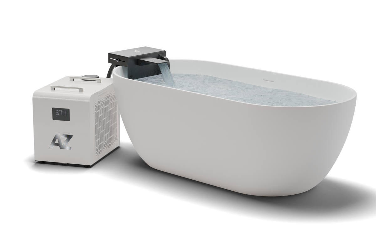 Absolute Zero AZ-Adapt Bundle — Pro Chiller + Adjustable Bathtub Adapter