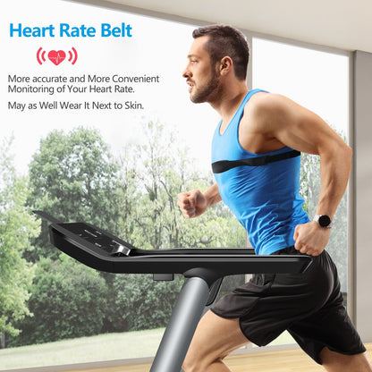 Direct Deals Italian Designed Folding Treadmill with Heart Rate Belt and Fatigue Button