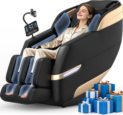 4D Massage Chair Full Body Zero Gravity Recliner Sl-Track Body Scan | Zero Gravity Massage Chair with Shiatsu Massage, Auto & Manual Modes, AI Control, Heating, Airbags, Foot Roller for Home