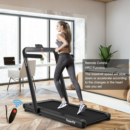Direct Deals 4.75HP 2 In 1 Folding Treadmill with Remote APP Control