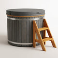 Ice Bath Tub Designed for Home Recovery, 118 Gallon Capacity, Upright Sitting Design, 37x33 Compact Size