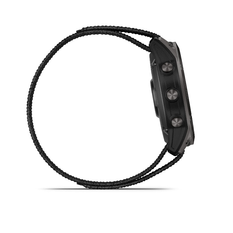 Garmin Enduro 2 Smartwatch Carbon Gray DLC Titanium with Black UltraFit Nylon Strap