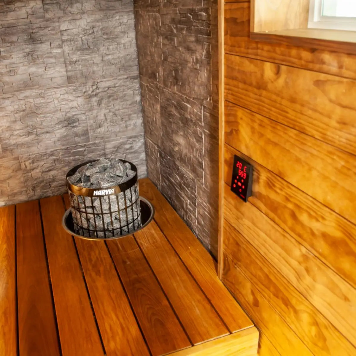 Harvia Xenio CX170-U1-15-XW Digital Sauna Control with Wi-Fi Connectivity
