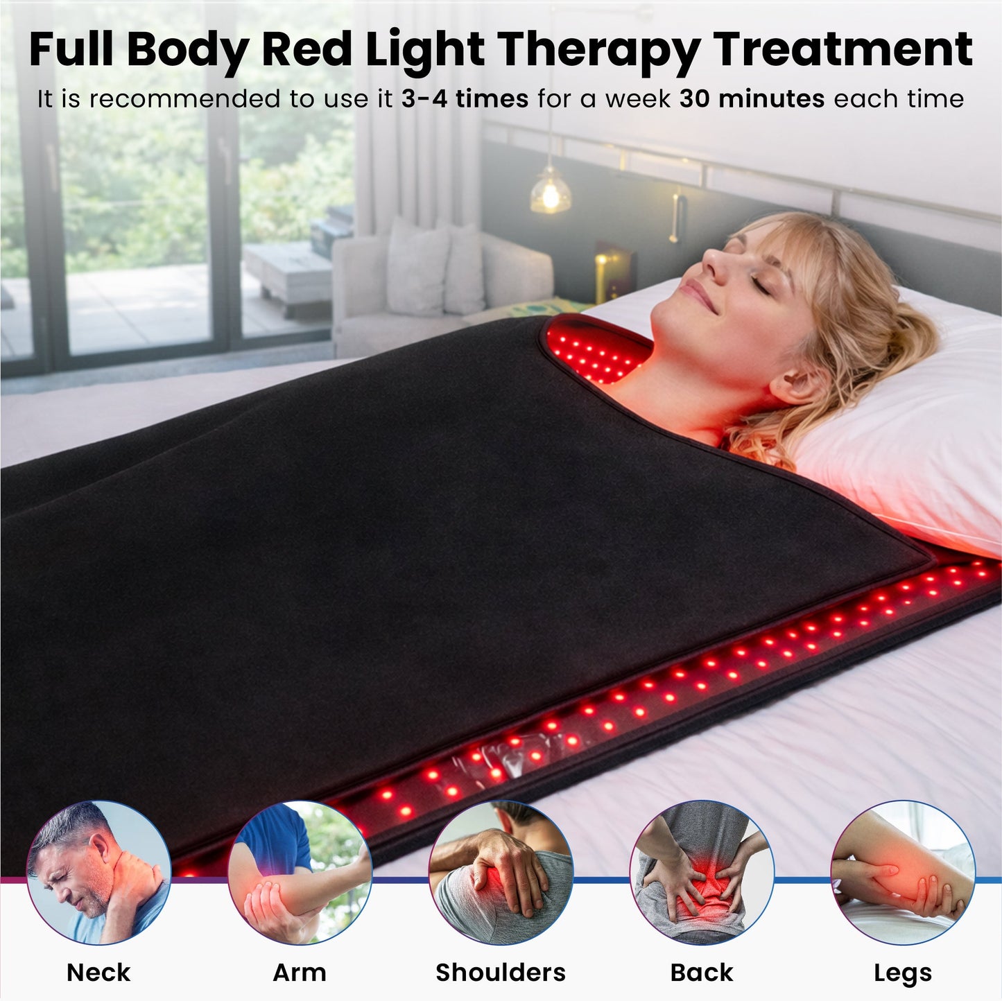 FullGlow™ 360 Full Body Red Light & Near Infrared Bag