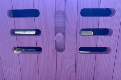 Deluxe Sauna, 1–2 Person Infrared + Red Light Therapy, Low EMF, Canadian Hemlock Wood