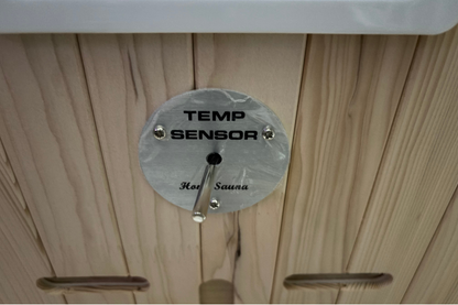 Deluxe Sauna, 1–2 Person Infrared + Red Light Therapy, Low EMF, Canadian Hemlock Wood