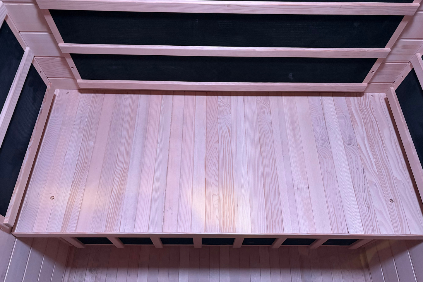 Deluxe Sauna, 1–2 Person Infrared + Red Light Therapy, Low EMF, Canadian Hemlock Wood