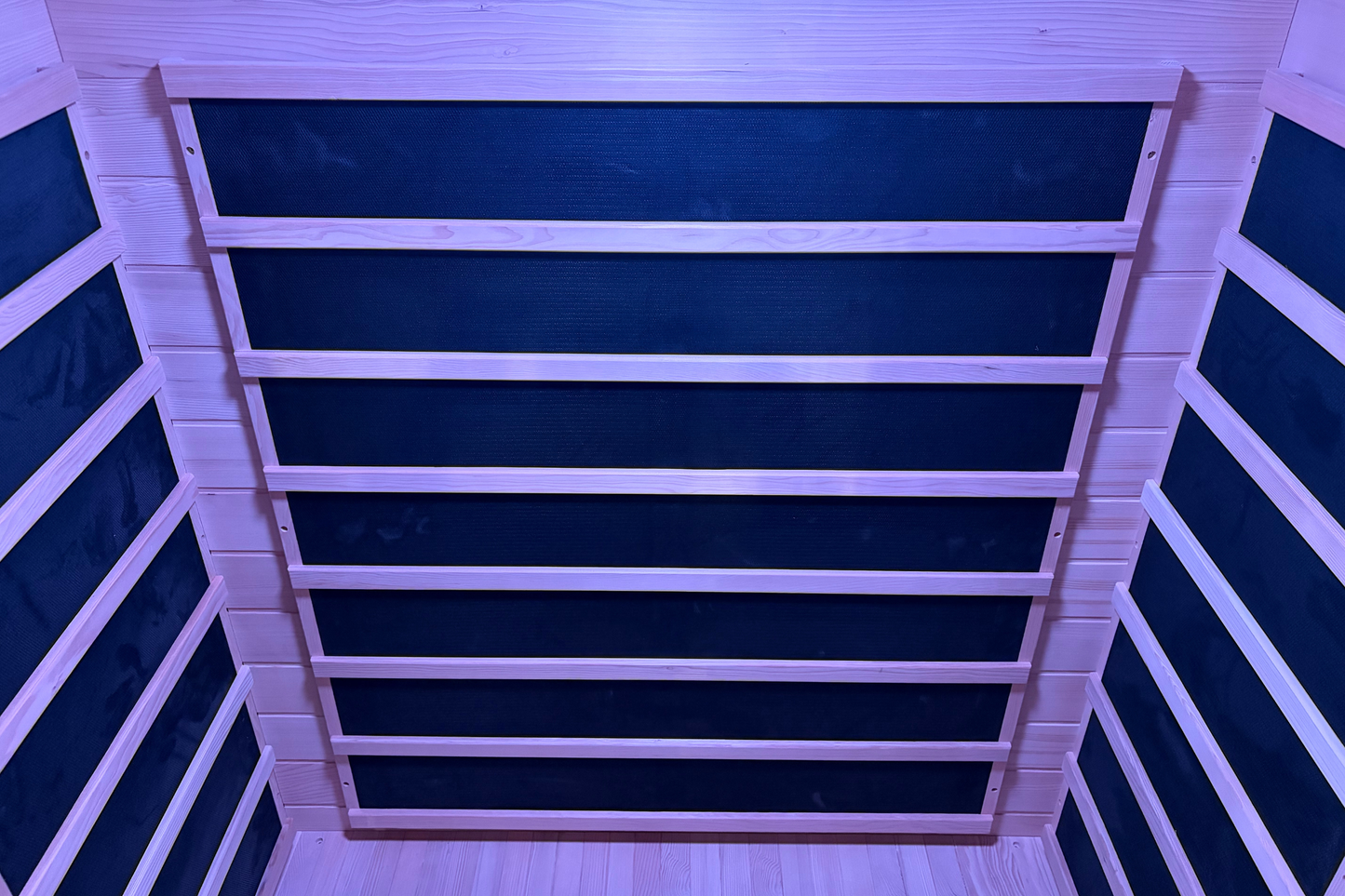 Deluxe Sauna, 1–2 Person Infrared + Red Light Therapy, Low EMF, Canadian Hemlock Wood