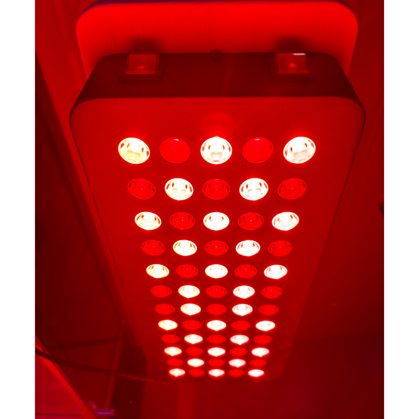 Deluxe Sauna, 1–2 Person Infrared + Red Light Therapy, Low EMF, Canadian Hemlock Wood