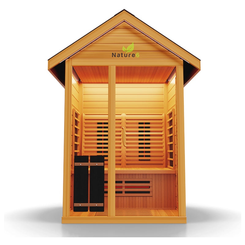 Medical Nature 6- Outdoor Infrared 3 Person Sauna