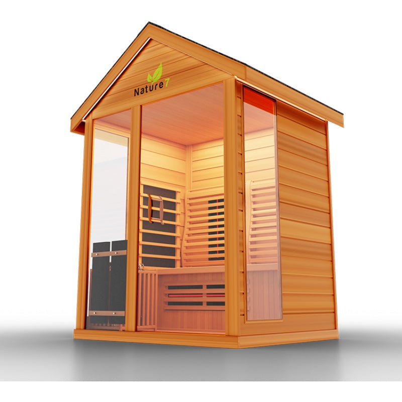 Medical Nature 7 Hybrid- Outdoor Infrared 4 Person Sauna