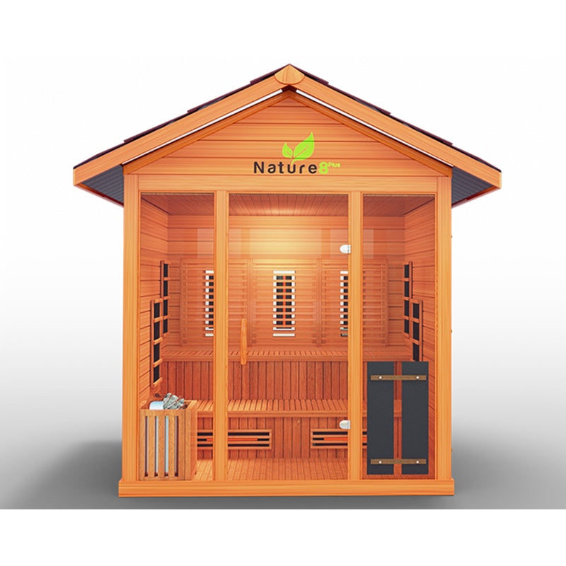 Medical Nature 8 Plus- Outdoor Infrared 6 Person Sauna