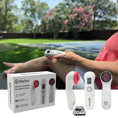 iReliev PainIQ+ Red Light & Infrared Laser Therapy Device