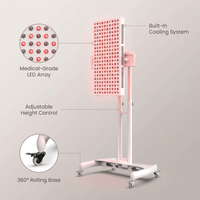 Red Light Therapy Device with Stand - Moving Pro Series Professional Edition — infographic