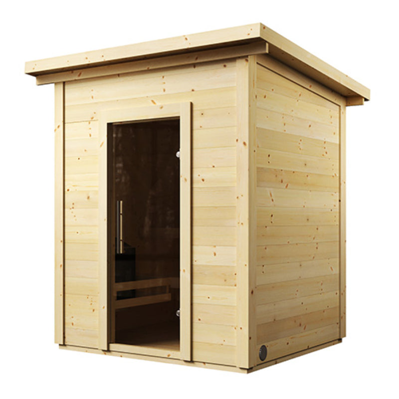 SaunaLife Model G2 Outdoor Home Sauna Kit, Up to 4 Persons