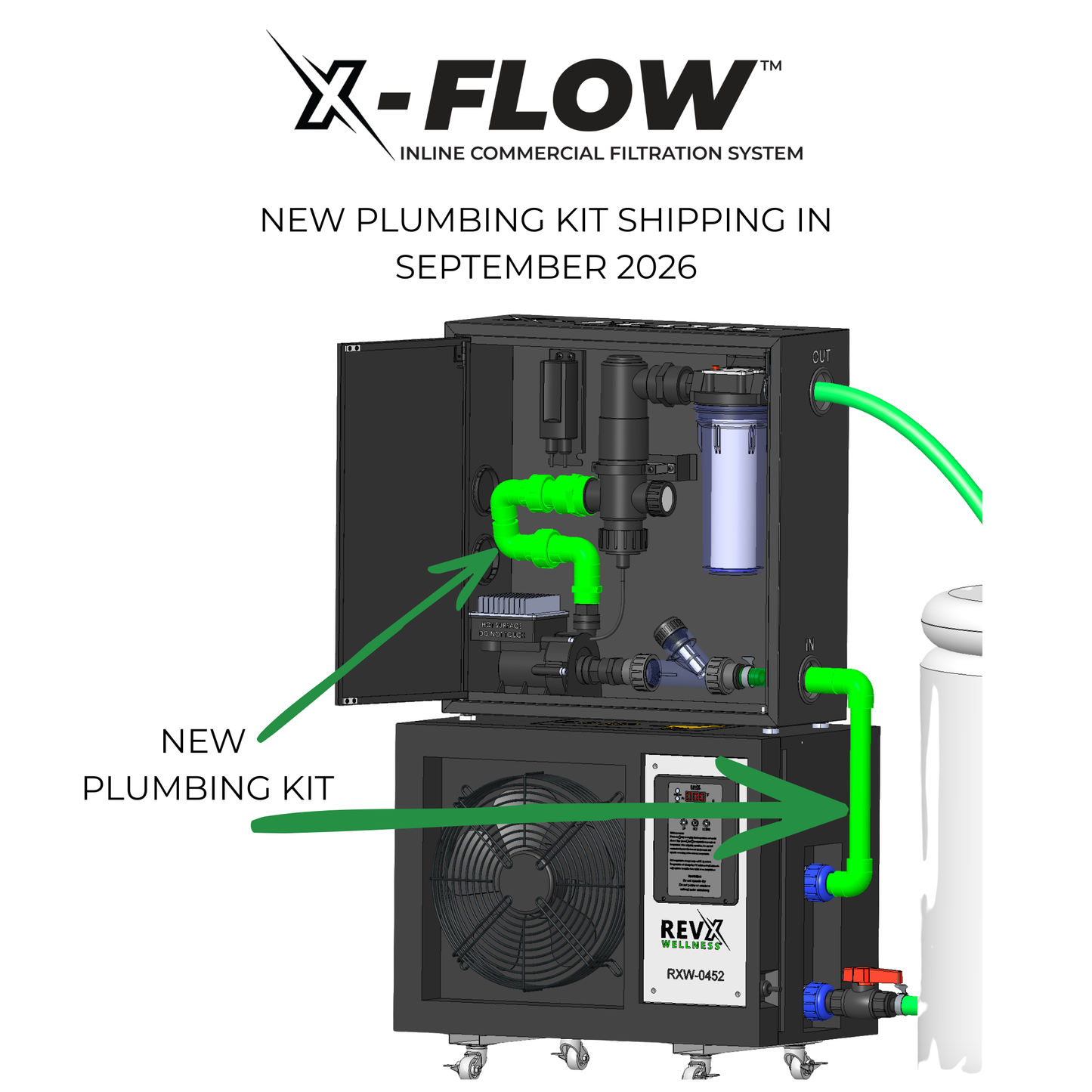 X-FLOW Cold Plunge Filtration System