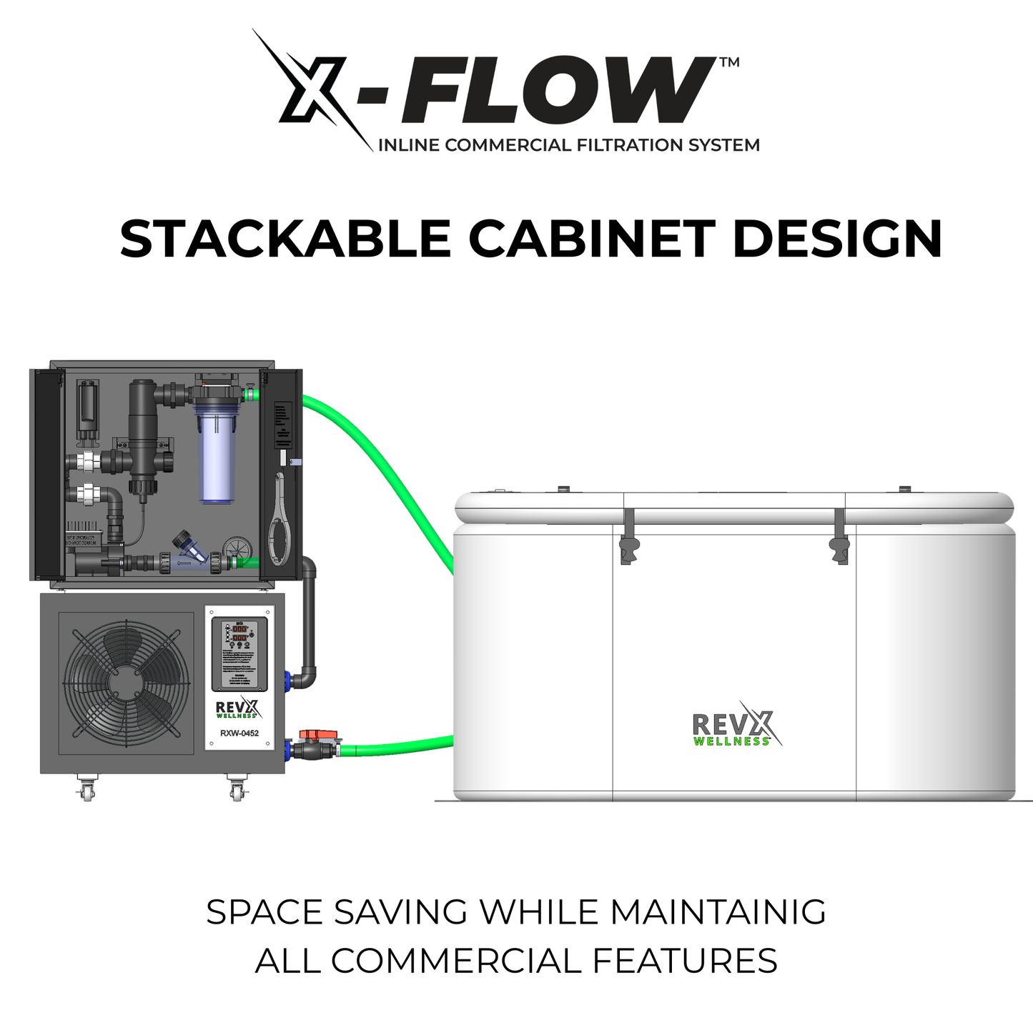 X-FLOW Cold Plunge Filtration System