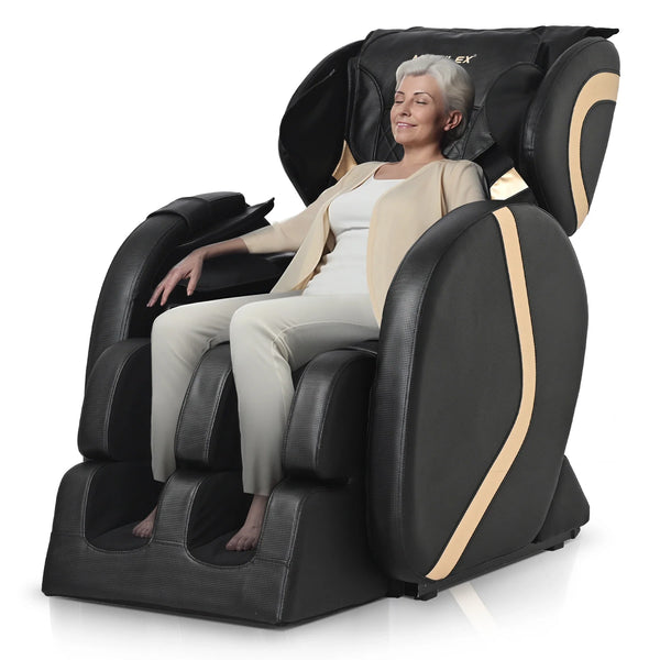 Full Body Zero Gravity Massage Chair with Heat, 5 Auto Programs, 8 Rollers & Foot Massage