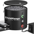 1/3 HP Ice Bath Chiller & 120 Gal Cold Plunge Tub Kit | Built-In Pump & Filter, 42°F Cooling, XL Insulated Ice Pod Pro with Step Stool, Cold Plunge Tub with Chiller for Cold Therapy