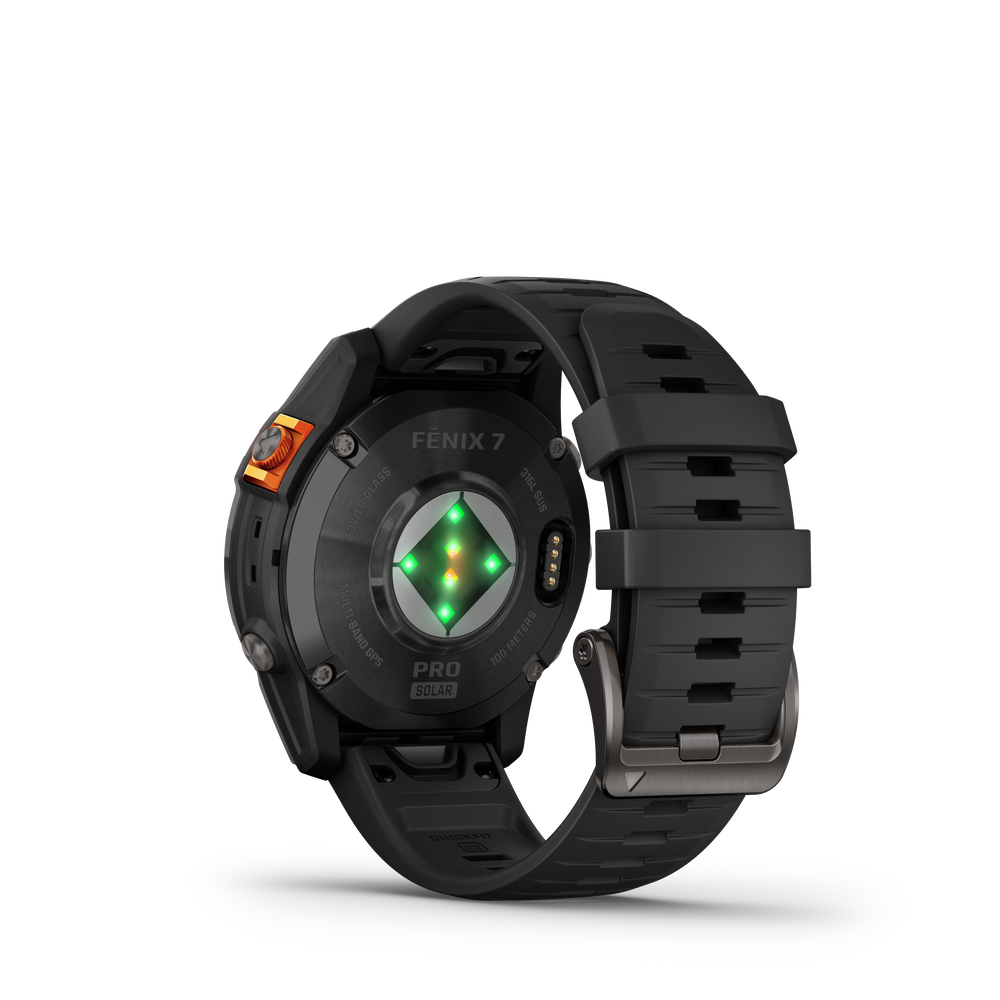Garmin fenix 7 Pro Solar Edition, Slate Gray with Black Band 47mm Smart Watch