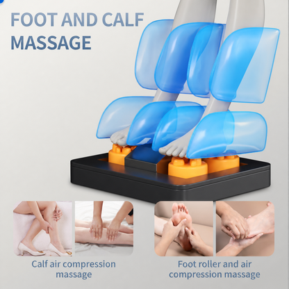 Zero Gravity Massage Chair with Bluetooth Speakers and Full Body Airbags