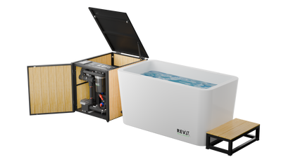 Acrylic X Tub Cold Plunge + LUX High Performance Chiller and Filtration System